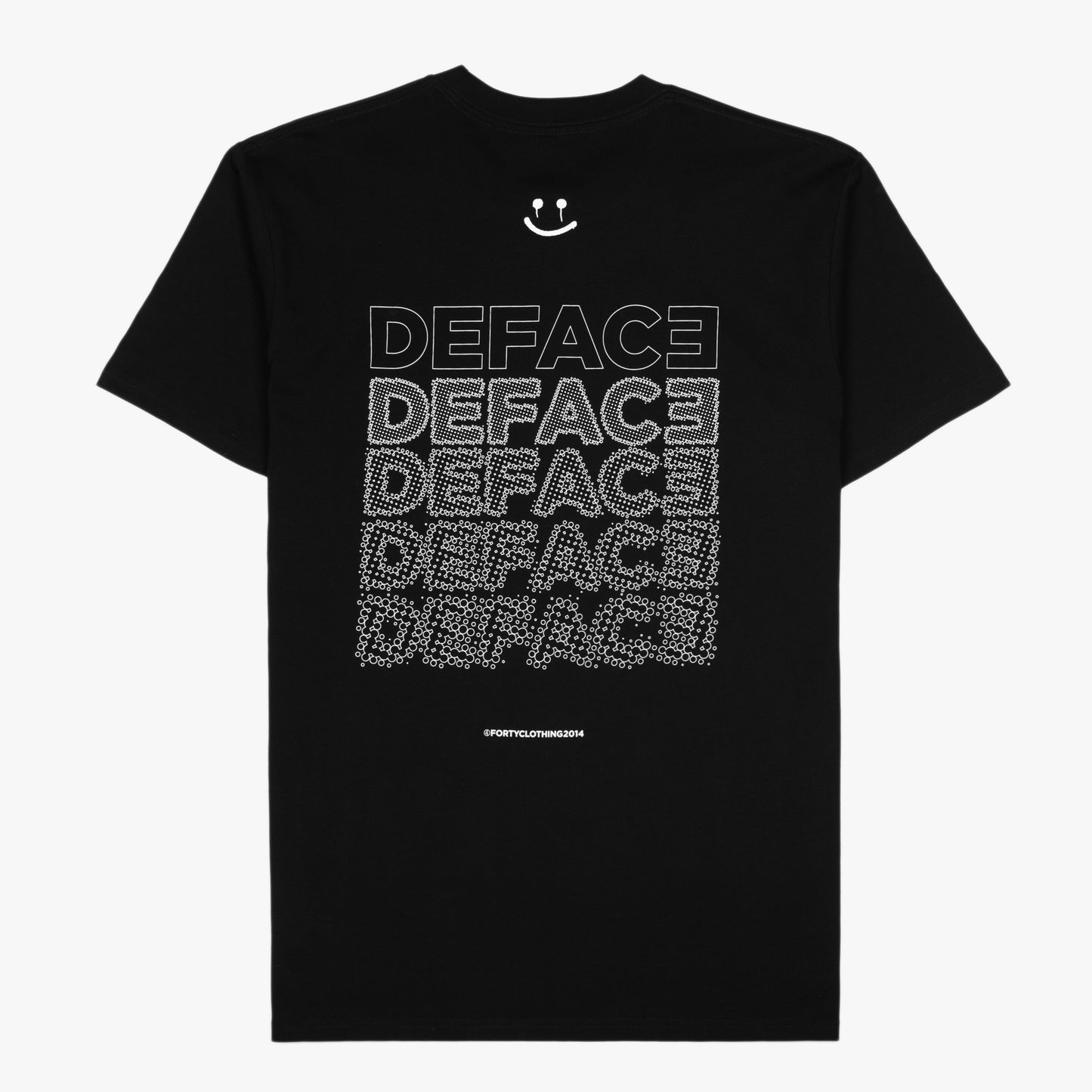 Deface Dot Tee (Black/White)