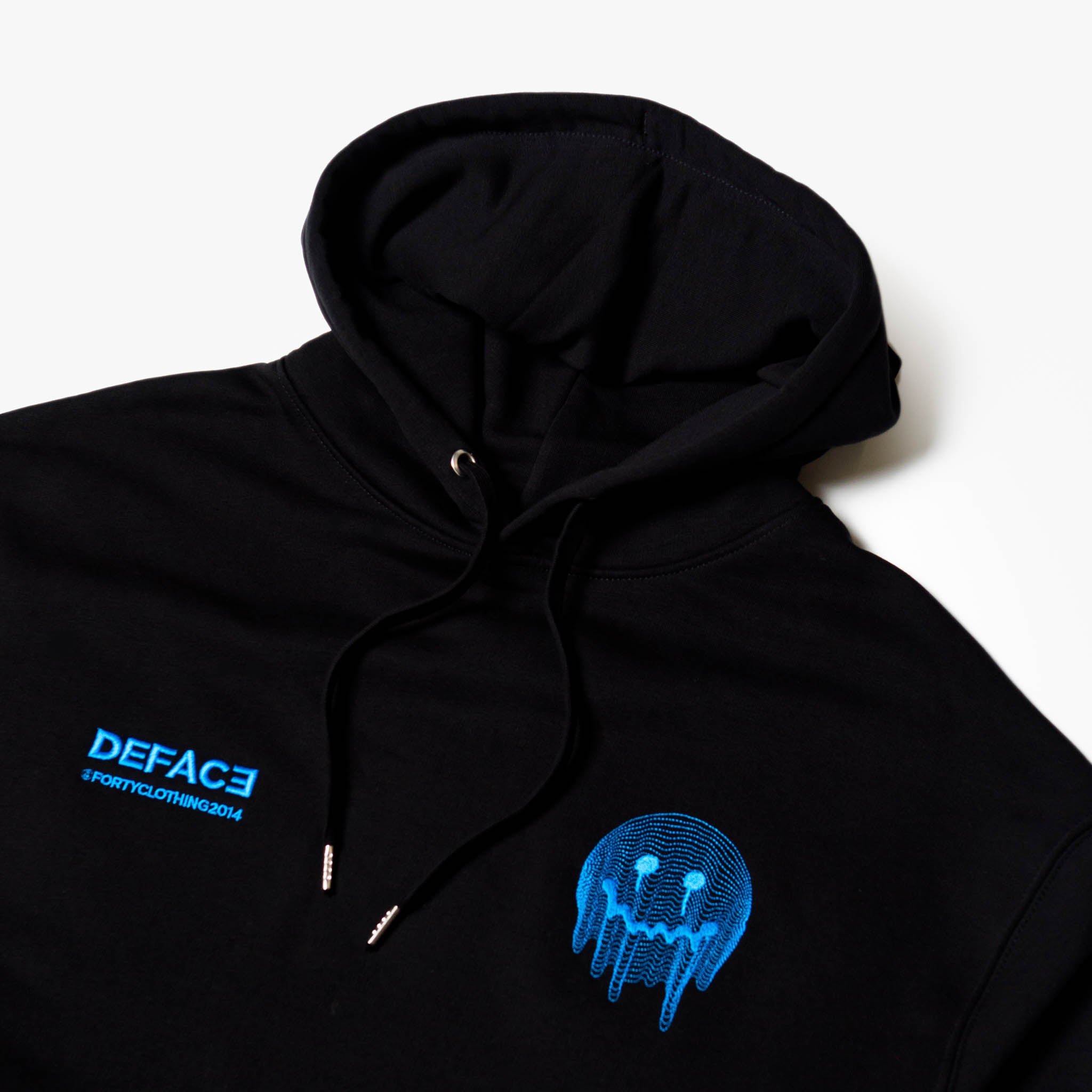 Deface TOPO Hoodie (Black/Electric) – Forty Clothing