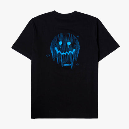 Deface TOPO Tee (Black/Electric)