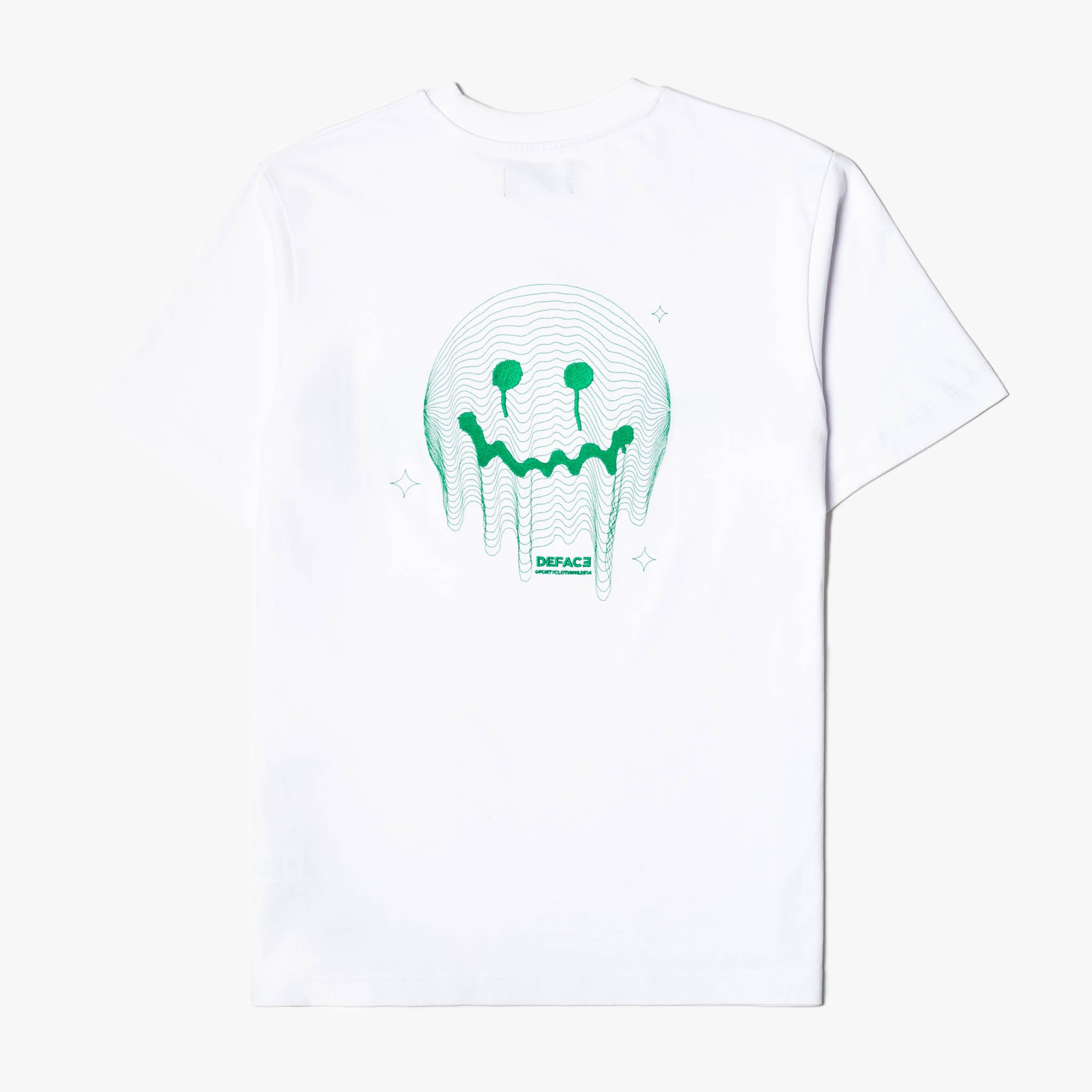 Deface TOPO Tee (White/Green)