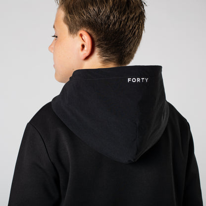 Jnr Tech Latta Tech Hoodie (Black)