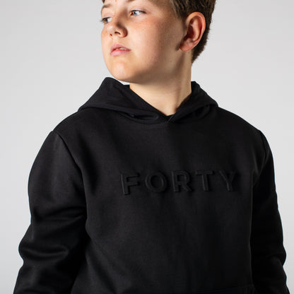 Jnr Tech Latta Tech Hoodie (Black)