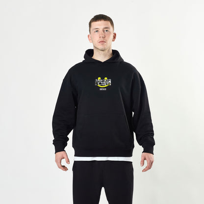 Deface Writer Hoodie (Black/Yellow)