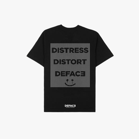 Deface Polka Tee (Black)