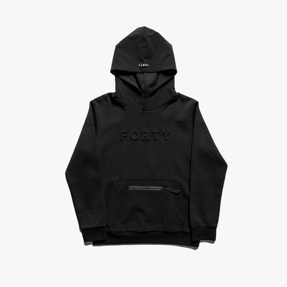 Jnr Tech Latta Tech Hoodie (Black)