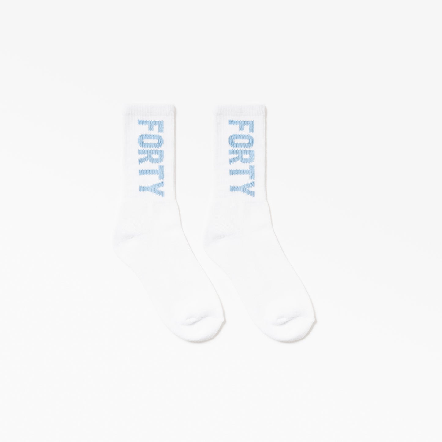 Ayton Socks (White/Sky Blue)
